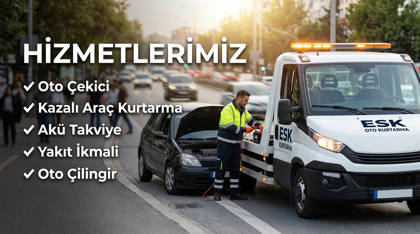 ESK Oto Kurtarma Hizmetlerimiz